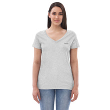 Load image into Gallery viewer, Tud Women’s recycled v-neck t-shirt
